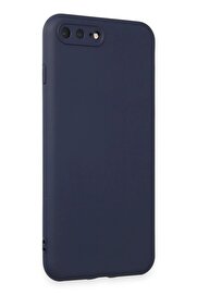 CepteToptan iPhone 7 Plus Kılıf First Silikon - Lacivert - DROPX5320-9264