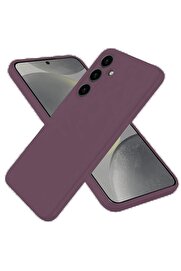CepteToptan Samsung Galaxy A06 Kılıf First Silikon - Mürdüm - DROPX9301-6073