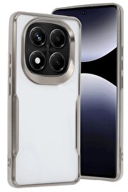 CepteToptan Xiaomi Redmi Note 14 Pro Plus Kılıf Boyi Silikon Kapak - Titan Gri - DROPX8283-2084