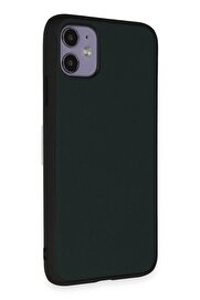CepteToptan iPhone 11 Kılıf Taft Kapak - Koyu Yeşil - DROPX4691-5640