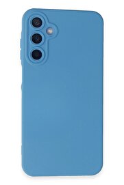 CepteToptan Samsung Galaxy A55 5G Kılıf Nano içi Kadife Silikon - Mavi - DROPX9691-1841