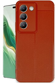 CepteToptan Vivo V30 Lite 4G Kılıf Auto Focus Kapak - Kırmızı - DROPX7797-4106