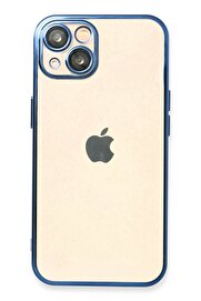 CepteToptan iPhone 13 Kılıf Lensli Silikon - Açık Mavi - DROPX2622-8088