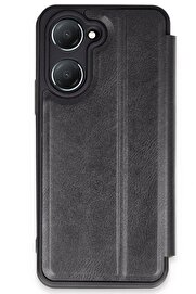 CepteToptan Vivo Y18 Kılıf Flip Cover - Siyah - DROPX5419-6524