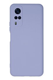 CepteToptan Vivo Y53S Kılıf Nano içi Kadife Silikon - Lila - DROPX6291-3824