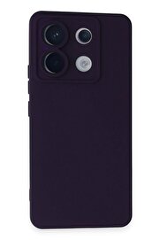 CepteToptan Xiaomi Redmi Note 13 Pro 5G Kılıf Nano içi Kadife Silikon - Mor - DROPX2550-4999