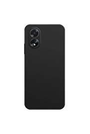 CepteToptan Oppo A38 Kılıf First Silikon - Siyah - DROPX2753-4686