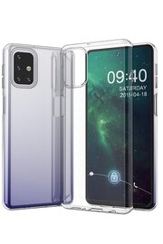 CepteToptan Samsung Galaxy M31S Kılıf Lüx Şeffaf Silikon - DROPX5972-5322