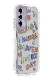 CepteToptan Samsung Galaxy A15 4G Kılıf Reflexion Desenli Kapak - Desen 7 - DROPX8436-3980
