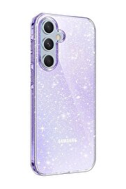 CepteToptan Samsung Galaxy A25 5G Kılıf Glow Kapak - Mor - DROPX6216-3386