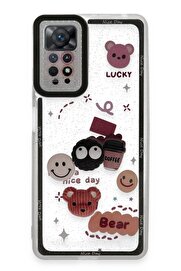 CepteToptan Xiaomi Redmi Note 11 Kılıf Sweet Desenli Silikon Kapak - Sarı - DROPX1006-7067