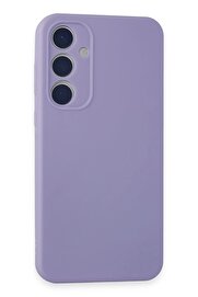 CepteToptan Samsung Galaxy A15 4G Kılıf First Silikon - Lila - DROPX6485-3129