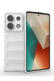 CepteToptan Xiaomi Poco X6 Kılıf Optimum Silikon - Krem - DROPX4265-1782
