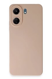 CepteToptan Xiaomi Redmi 13C Kılıf Nano içi Kadife Silikon - Pudra - DROPX8357-5008