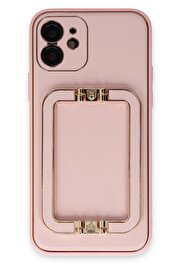 CepteToptan iPhone 12 Kılıf Coco Elit Kapak - Pembe - DROPX7399-3425