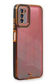 CepteToptan Samsung Galaxy A03S Kılıf Liva Lens Silikon - Siyah - DROPX7837-3100