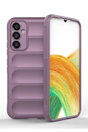 CepteToptan Samsung Galaxy A25 5G Kılıf Optimum Silikon - Mor - DROPX7874-7973