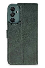 CepteToptan Samsung Galaxy A35 5G Kılıf Trend S Plus Kapaklı Kılıf - Yeşil - DROPX2427-4689