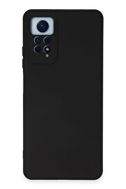 CepteToptan Xiaomi Redmi Note 12 Pro 4G Kılıf Nano içi Kadife Silikon - Siyah - DROPX3757-3636