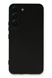 CepteToptan Samsung Galaxy S22 Plus Kılıf Nano içi Kadife Silikon - Siyah - DROPX2734-1649