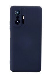 CepteToptan Xiaomi Mi 11T Pro Kılıf Nano içi Kadife Silikon - Lacivert - DROPX4457-8632