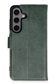 CepteToptan Samsung Galaxy S24 Kılıf Trend S Plus Kapaklı Kılıf - Yeşil - DROPX7249-3714