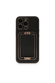 CepteToptan iPhone 14 Pro Kılıf Coco Elit Kapak - Siyah - DROPX3918-2457