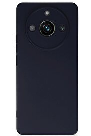 CepteToptan Realme 11 Pro Kılıf Nano içi Kadife Silikon - Lacivert - DROPX9066-2238