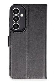 CepteToptan Samsung Galaxy S23 FE Kılıf Trend S Plus Kapaklı Kılıf - Siyah - DROPX3000-8677