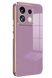 CepteToptan Xiaomi Redmi Note 13 4G Kılıf Volet Silikon - Mor - DROPX8117-8409