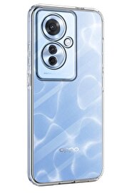 CepteToptan Oppo Reno 11F Kılıf Lüx Şeffaf Silikon - DROPX7043-9287