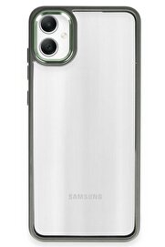 CepteToptan Samsung Galaxy A05 Kılıf Power Silikon - Koyu Yeşil - DROPX7578-5431