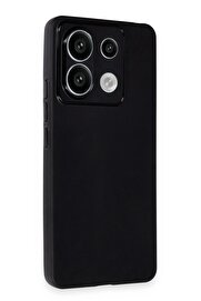 CepteToptan Xiaomi Redmi Note 13 4G Kılıf Silikon - Siyah - DROPX8943-2165
