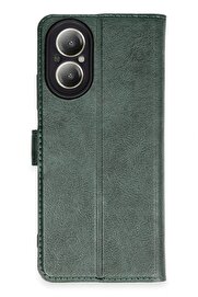 CepteToptan Realme 12 Lite Kılıf Trend S Plus Kapaklı Kılıf - Yeşil - DROPX2341-1360
