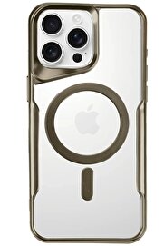 CepteToptan iPhone 16 Pro Kılıf Boyi Magsafe Silikon Kapak - Desert - DROPX3375-2302