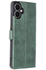 CepteToptan Samsung Galaxy A06 Kılıf Trend S Plus Kapaklı Kılıf - Yeşil - DROPX2490-7248