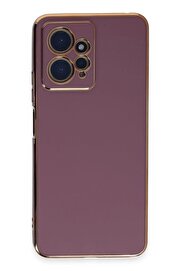 CepteToptan Xiaomi Redmi Note 12 4G Kılıf Volet Silikon - Mor - DROPX2814-6334