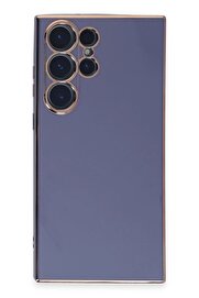 CepteToptan Samsung Galaxy S23 Ultra Kılıf Volet Silikon - Mavi - DROPX3140-1612