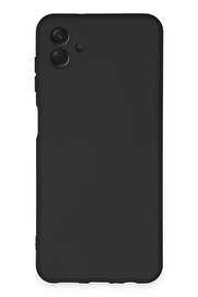 CepteToptan Samsung Galaxy A04E Kılıf Nano içi Kadife Silikon - Siyah - DROPX7764-8476