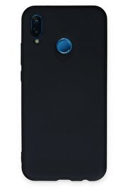 CepteToptan Huawei P20 Lite Kılıf Nano içi Kadife Silikon - Lacivert - DROPX6372-1160