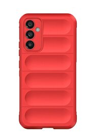 CepteToptan Samsung Galaxy A15 4G Kılıf Optimum Silikon - Kırmızı - DROPX1154-7710