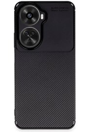 CepteToptan Huawei Nova 12 SE Kılıf Auto Focus Karbon Kapak - Siyah - DROPX3497-3361