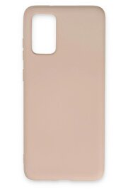 CepteToptan Samsung Galaxy S20 Plus Kılıf Nano içi Kadife Silikon - Pudra - DROPX2439-6969