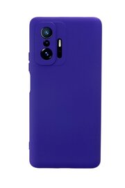 CepteToptan Xiaomi Mi 11T Pro Kılıf Nano içi Kadife Silikon - Mor - DROPX7595-2083