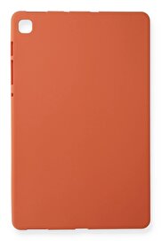 CepteToptan Samsung Galaxy P610 Tab S6 Lite 10.4 Kılıf Evo Tablet Silikon - Turuncu - DROPX3815-6528