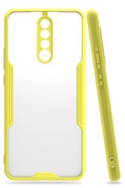 CepteToptan Xiaomi Redmi 9 Kılıf Platin Silikon - Sarı - DROPX8317-7535