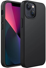 CepteToptan iPhone 14 Plus Kılıf First Silikon - Siyah - DROPX8018-4497