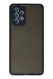 CepteToptan Samsung Galaxy A72 Kılıf Montreal Silikon Kapak - Lacivert - DROPX3798-4727