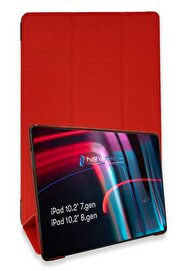 CepteToptan iPad 10.2 (7.nesil) Kılıf Tablet Smart Kılıf - Kırmızı - DROPX3551-6763
