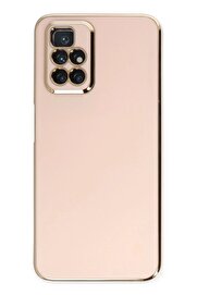CepteToptan Xiaomi Redmi 10 2022 Kılıf Volet Silikon - Pembe - DROPX2409-5522